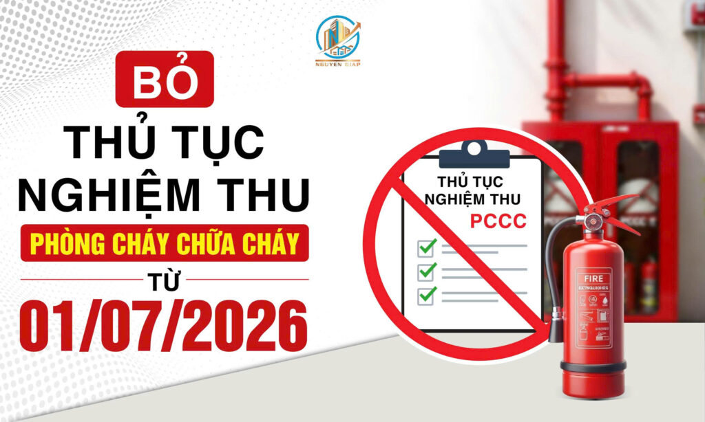 Bỏ thủ tục nghiệm thu phòng cháy chữa cháy từ 01/07/2026