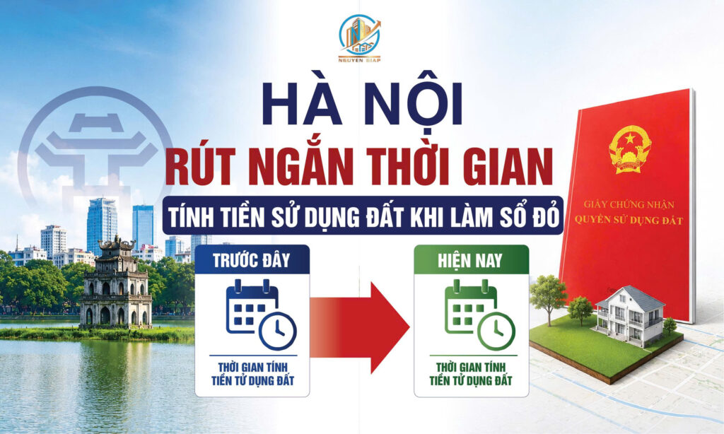 Hà Nội rút ngắn thời gian tính tiền sử dụng đất khi làm sổ đỏ