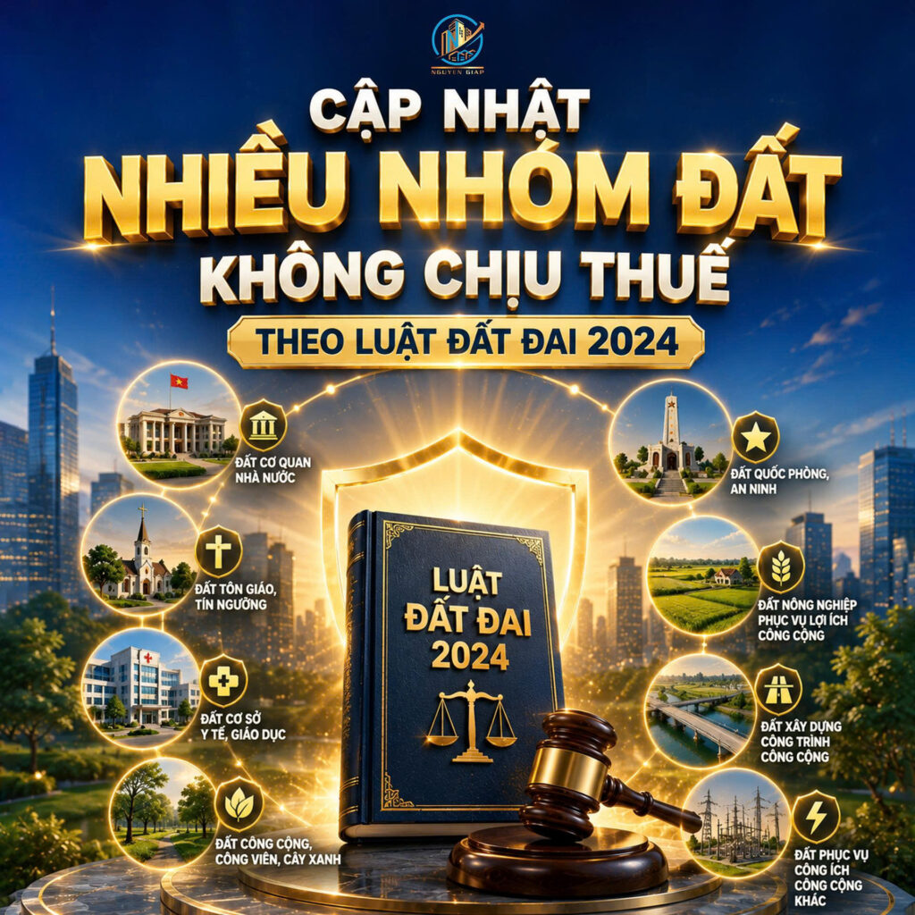 Cập nhật nhiều nhóm đất không chịu thuế theo Luật Đất đai 2024